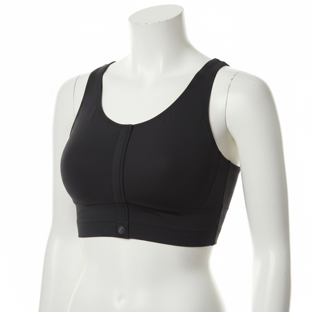 Masthead The Judy Post Surgical Compression Bra Velcro Front Black Womens Size M